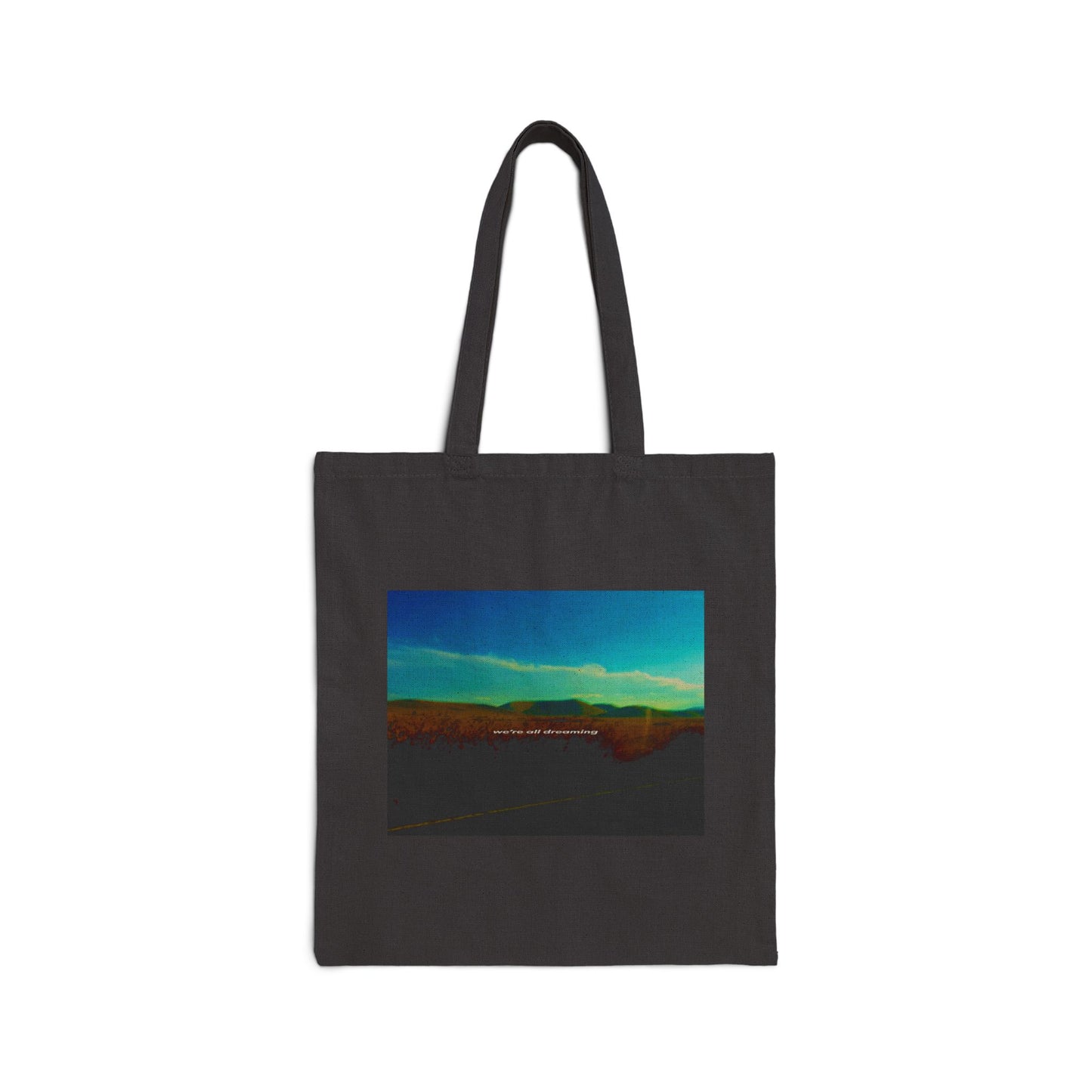 "dreaming" cotton tote bag